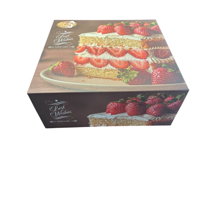 Кутии за торти „Best Wishes”  - размер М - подходяща за  за малки (бенто) торти