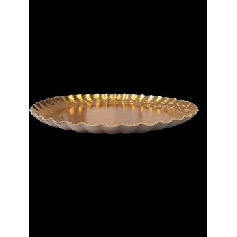 поднос (тава) тъмно злато кръг-Ф 200мм, 10бр/пакет