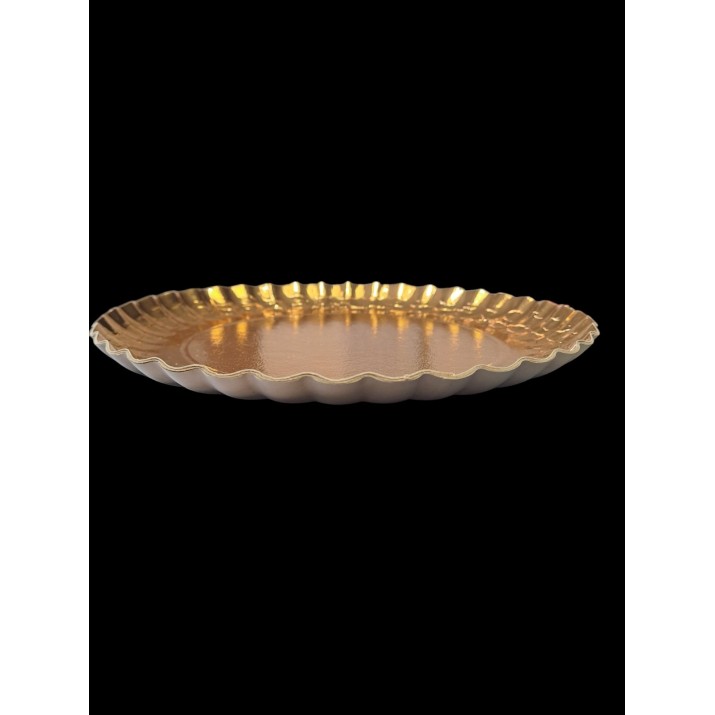 поднос (тава) тъмно злато кръг-Ф 300мм, 10бр/пакет