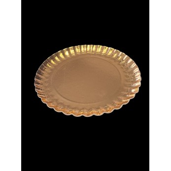 поднос (тава) тъмно злато кръг-Ф 200мм, 10бр/пакет