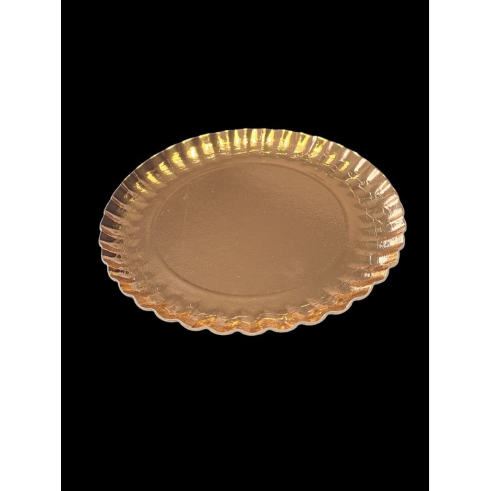поднос (тава) тъмно злато кръг-Ф 300мм, 10бр/пакет