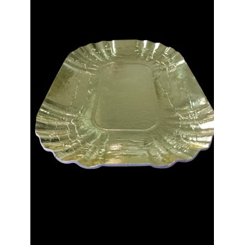 поднос златист 200х140мм, 10бр/пакет