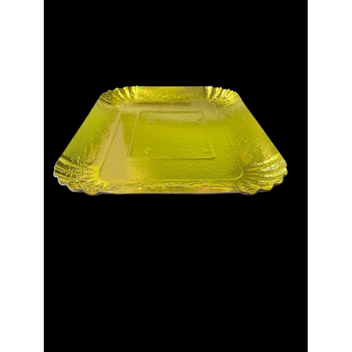 поднос златист 250х190мм, 10бр/пакет.