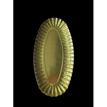 поднос златист 370х190мм ОВАЛ, 10бр/пакет