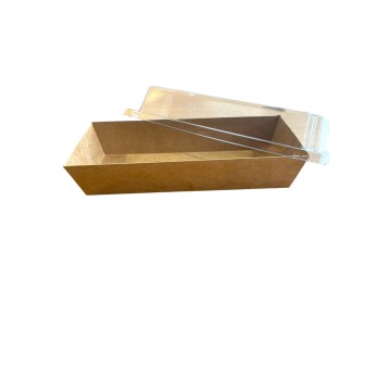 кут.за макарони с прозорец Еco Kraft China  6броя р-р18.5 х 5см ,50бр/ст.