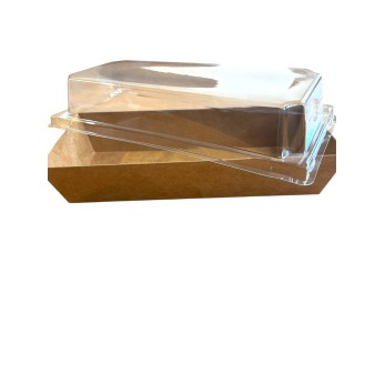 кут.за макарони с прозорец Еco Kraft China  6броя р-р18.5 х 5см ,50бр/ст.