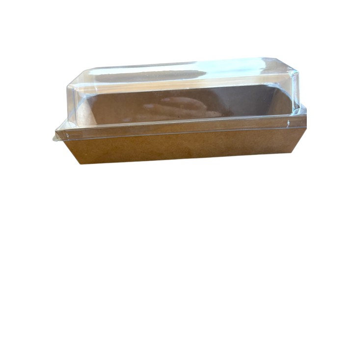 кут.за макарони с прозорец Еco Kraft China  6броя р-р18.5 х 5см ,50бр/ст.