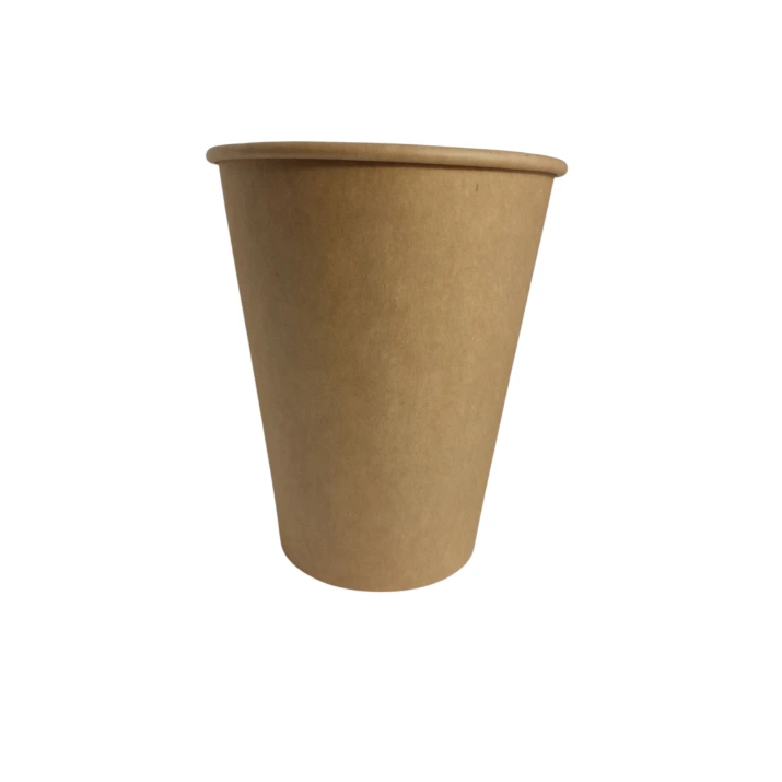 чаши 12 OZ  картон Kraft-кафява, 50бр/пакет