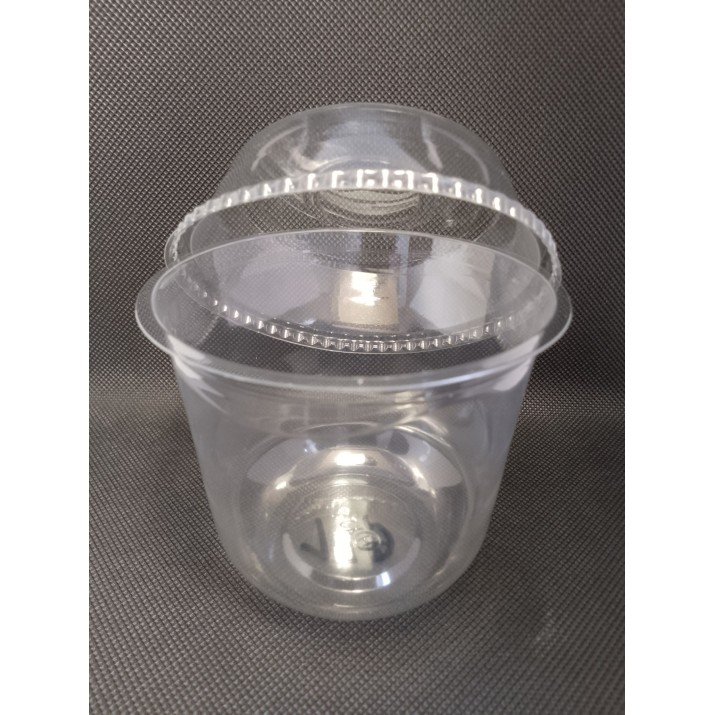 кутия за десерт " Крем 360ml" с капак 9.7х9.7х10.6см