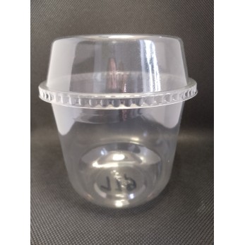 кутия за десерт " Крем 360ml" с капак 9.7х9.7х10.6см