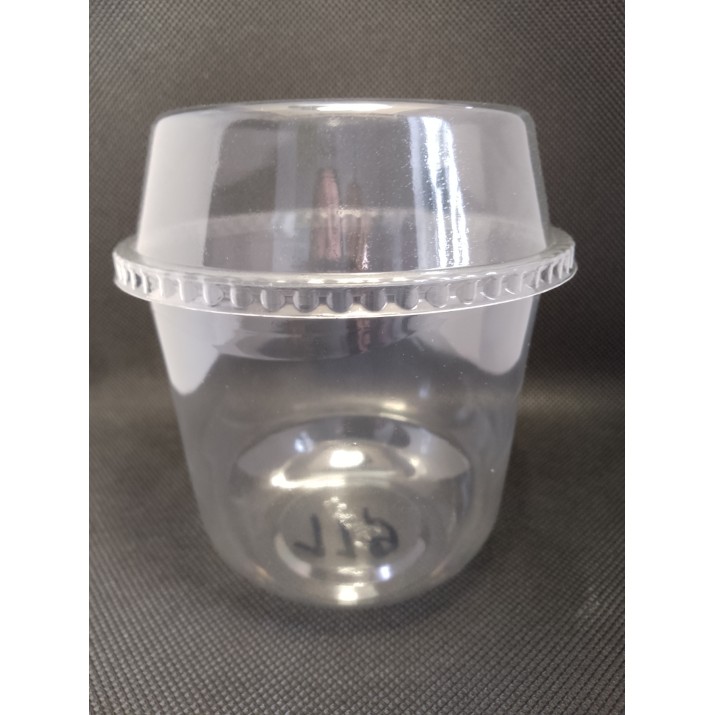 кутия за десерт " Крем 360ml" с капак 9.7х9.7х10.6см