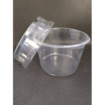 кутия за десерт " Крем 250ml" с капак 9х6.5х5.7см