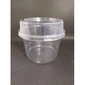 кутия за десерт " Крем 250ml" с капак 9х6.5х5.7см