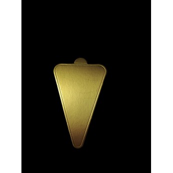 подложка р-р 75х120х50мм златен триъгълник, 100бройки в пакет