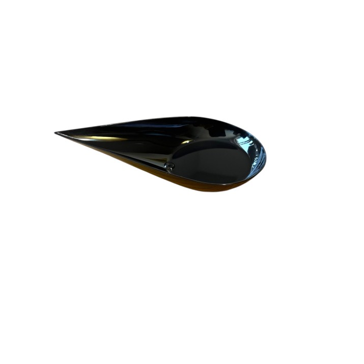 лъжичка Мини за хапки – ЧЕРНА дължина-10см х5,1см, 50бройки/пакет