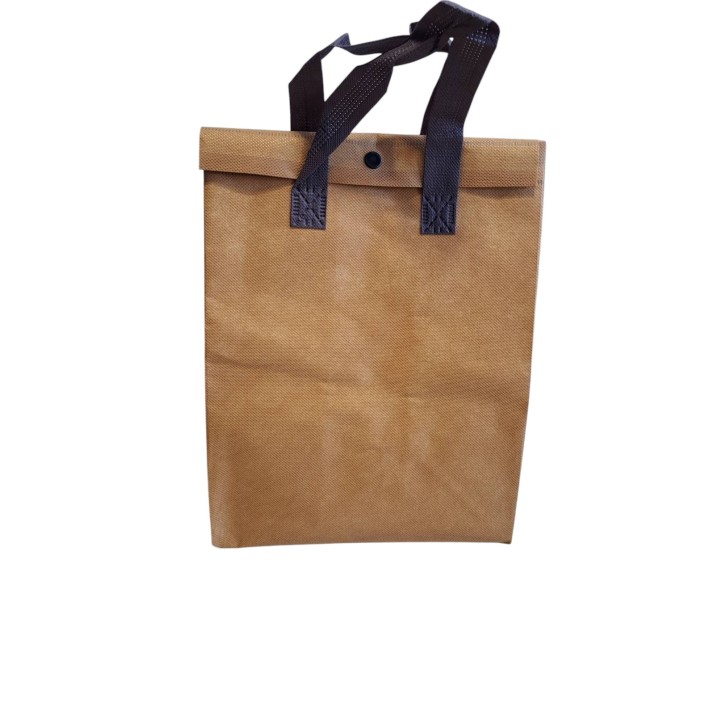 чанта от нетъкан полиппропилен с КОПЧЕ 27х31+17см цвят Kraft