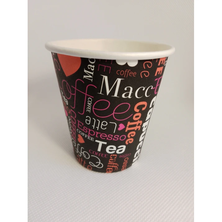 чаши 7 OZ  картон Premium,50бр/пак Coffee, Capuchino