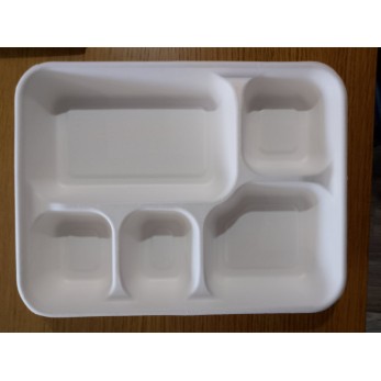 Био разградима чиния с 5отделения