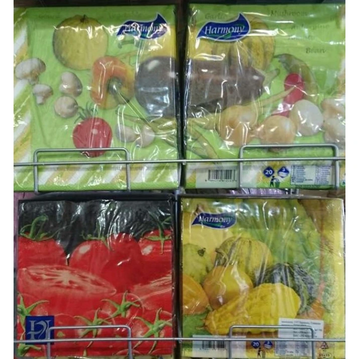 Салфетки 33х33см Декор 